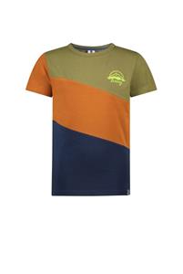 B.Nosy Jongens t-shirt colorblock hunter
