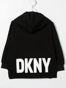 Dkny Kids Hoodie met logoprint - Zwart