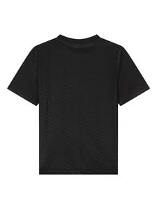 BOSS Kidswear T-shirt met logoprint - Zwart