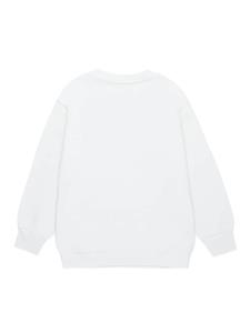 Diesel Kids logo-print cotton sweatshirt - Wit