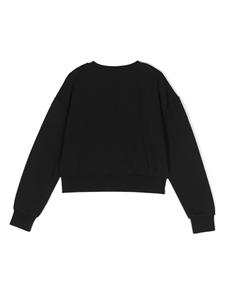 Diesel Kids Straslium Oval D-logo sweatshirt - Zwart
