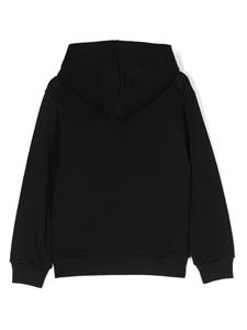 Marni Kids logo-print hoodie - Zwart