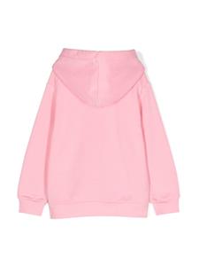 Marni Kids logo-print hoodie - Roze