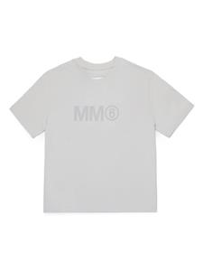 MM6 Maison Margiela Kids logo-print cotton T-shirt (set of three) - Grijs