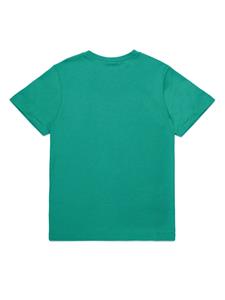Nº21 Kids logo-print cotton T-shirt - Groen