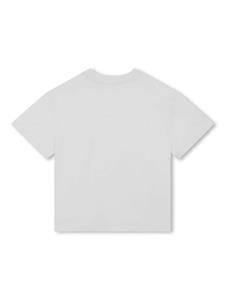 Lanvin Enfant T-shirt met logoprint - Groen