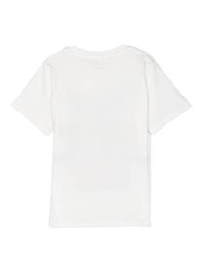 Stella McCartney Kids Shark-print cotton T-shirt - Wit