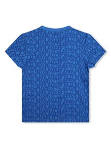 Karl Lagerfeld Kids T-shirt met logoprint - Blauw