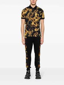 Versace Jeans Couture Watercolour Couture polo shirt - Zwart