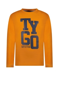 TYGO & vito Jongens shirt danio warm yellow