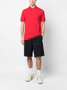 Lacoste Poloshirt met logopatch - Rood
