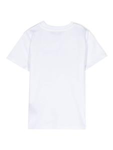 Balmain Kids logo-embellished cotton T-shirt - Wit
