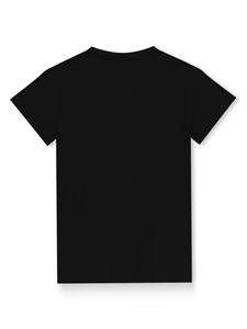 HUGO KIDS Katoenen T-shirt met logo - Zwart