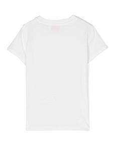 PUCCI Junior fish-print cotton T-shirt - Wit