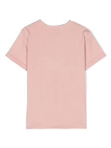 Stella McCartney Kids Bee Happy cotton T-shirt - Roze