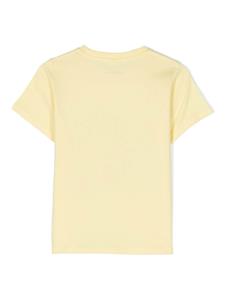 Stella McCartney Kids Sunglasses Doodle-print cotton T-shirt - Geel