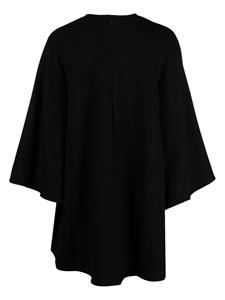 Essentiel Antwerp Mini-jurk met cape - Zwart
