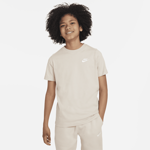 NIKE Sportswear T-Shirt Kinder 126 - sanddrift/white