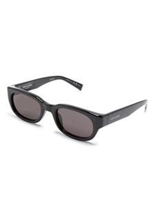 Saint Laurent Eyewear Zonnebril met rechthoekig montuur - Zwart