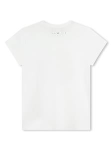 Karl Lagerfeld Kids T-shirt verfraaid met logo - Wit