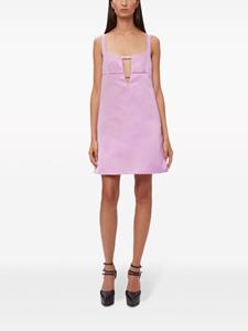 Nina Ricci Satijnen mini-jurk verfraaid met kristallen - Roze
