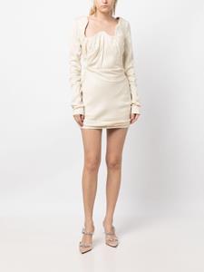 Rachel Gilbert Asymmetrische mini-jurk - Beige