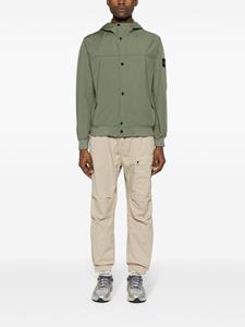 Stone Island Compass-badge ripstop cargo trousers - Beige