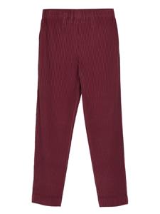 Homme Plissé Issey Miyake Color Pleats straight-leg trousers - Rood