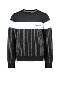 TYGO & vito Jongens sweater met aop logo tekst