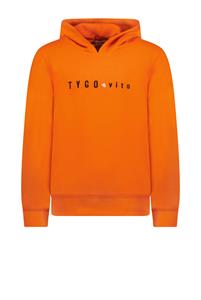 TYGO & vito Jongens hoodie met geborduurd logo noos clownfish