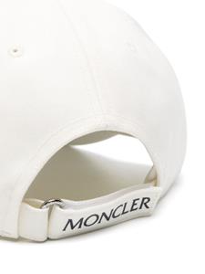 Moncler logo-patch cotton cap - Beige