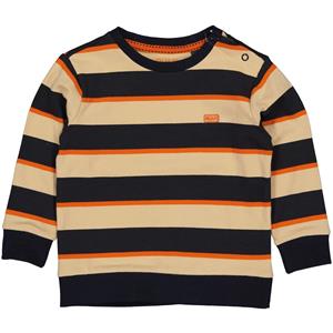 Quapi Baby jongens sweater shawn aop sand light stripe