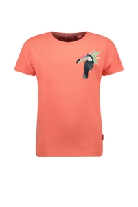 TYGO & vito Meisjes t-shirt met glitterprint toucan