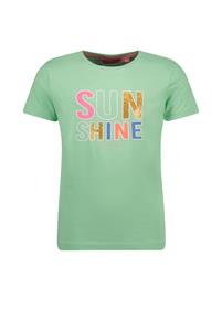 TYGO & vito Meisjes t-shirt glitterprint sunshine mint