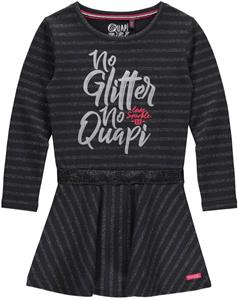 Quapi Meisjes jurk laurien silver stripe