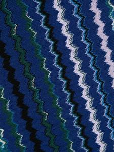 Missoni Sjaal met borduurwerk - Blauw