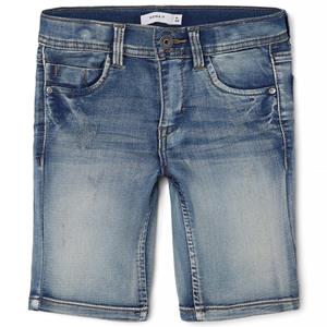 Name It-collectie Korte spijkerbroek XSLIM Theo (medium blue denim)