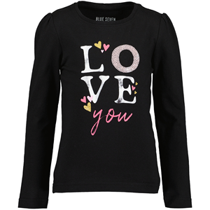 Blue Seven-collectie Longsleeve Hearts (black)