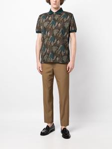 Paul Smith Poloshirt met camouflageprint - Groen