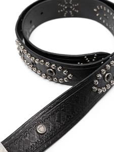 Htc Los Angeles Riem met studs - Zwart