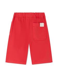 Bonpoint Shorts met logoband - Rood