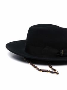 Borsalino Romy wollen vilten hoed - Zwart