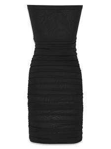 Saint Laurent Strapless mini-jurk - Zwart