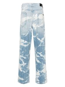 Nahmias straight-leg bleached jeans - Blauw