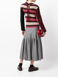 Marni Midi-jurk met colourblocking - Rood