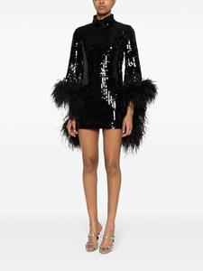 Taller Marmo Del Rio Disco sequinned mini dress - Zwart