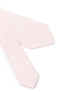 FURSAC knitted silk tie - Roze