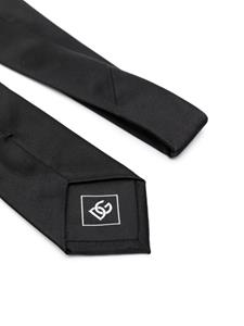 Dolce & Gabbana pointed-tip silk tie - Zwart