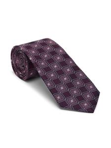 Brunello Cucinelli patterned silk tie - Rood