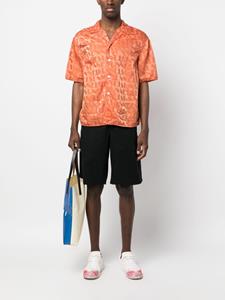 Kenzo Bermuda shorts met logopatch - Zwart